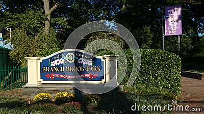 Branch brook park Editorial Stock Photo