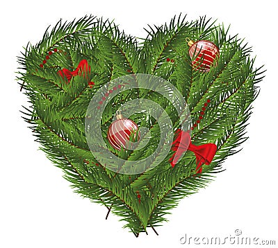 Branch christmas hearth Stock Photo