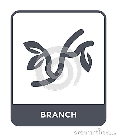 branch icon in trendy design style. branch icon isolated on white background. branch vector icon simple and modern flat symbol for Vector Illustration