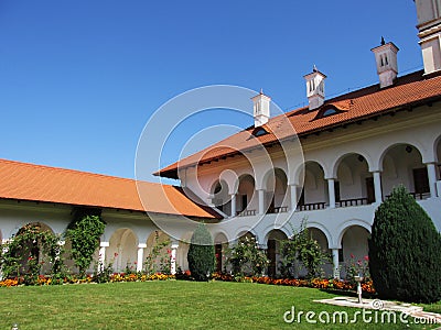 Brancoveanu Monastery Editorial Stock Photo