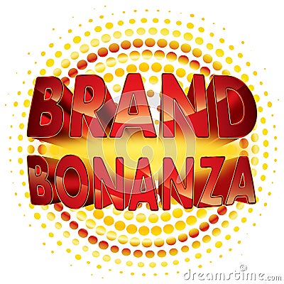 Brand bonanza badge Stock Photo