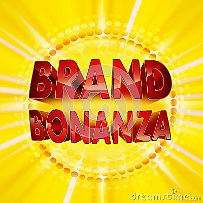 Brand bonanza badge Stock Photo