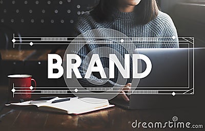 Brand Branding Marketing Commercial Advertising Product Concept Stock Photo