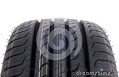 Brand new modern summer sports tire Stock Photo