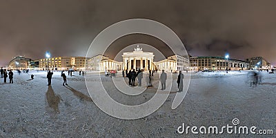 Brandenburg Gate, Berlin. Editorial Stock Photo