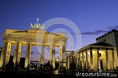 Brandenburg Gate- Berlin, Germany Stock Photo