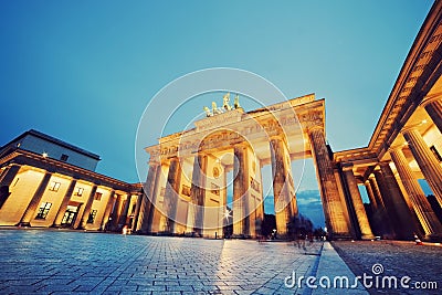 Brandenburg Gate, Berlin, Germany Stock Photo