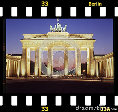 Brandenburger Tor/ Brandenburg gate Stock Photo