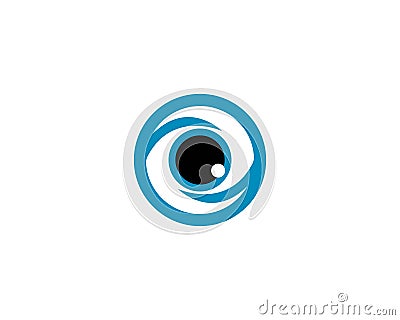 Eye care Logo Template Vector Illustration