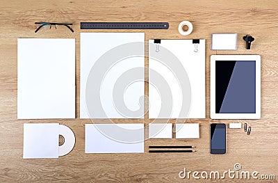 Branding identity Stock Photo