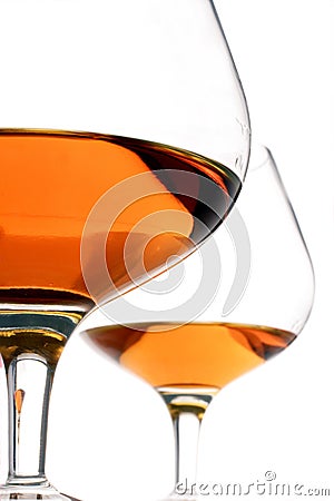 Brandy glasses Stock Photo