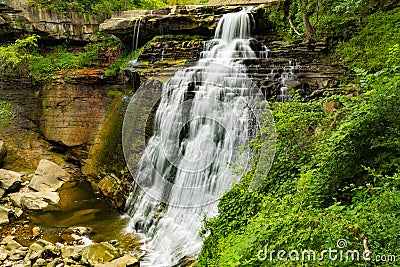 Brandywine Falls Stock Photo