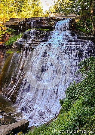 Brandywine Falls -Cuyahoga Valley National Park - Ohio Stock Photo