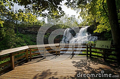 Brandywine Falls Stock Photo