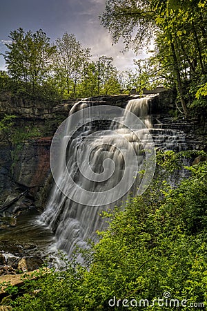 Brandywine Falls Stock Photo