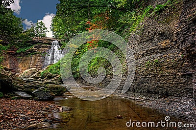 Brandywine Falls Stock Photo