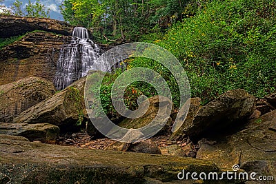 Brandywine Falls Stock Photo