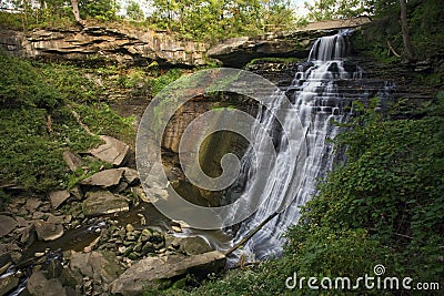 Brandywine Falls Stock Photo