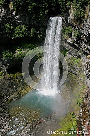 Brandywine falls in Whistler British Columbia Stock Photo