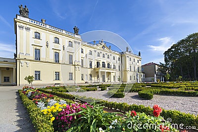 Branicki Palace in Bialystok, Poland Stock Photo