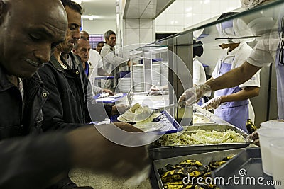 Brasile - San Paolo - The ONG Sermig - the soup kitchen Editorial Stock Photo