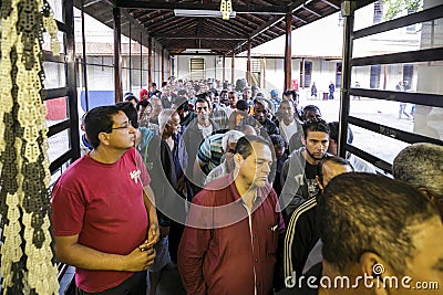 Brasile - San Paolo - The ONG Sermig - the soup kitchen Editorial Stock Photo