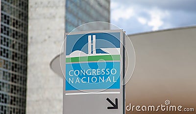 National Congress in Brasilia-DF Editorial Stock Photo