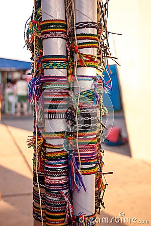 Traditional hand craft street market Stock Photo