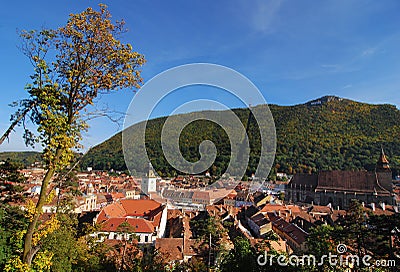 Brasov panorama / Romania Stock Photo