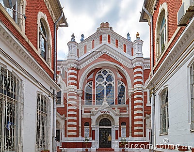 Beth Israel neological Synagogue, Brasov, Romania Editorial Stock Photo