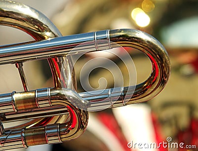Brass band abstract photo Stock Photo