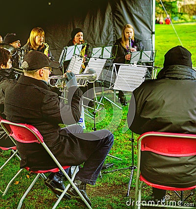 Brass band Editorial Stock Photo