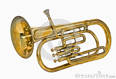 Brass instrument Stock Photo