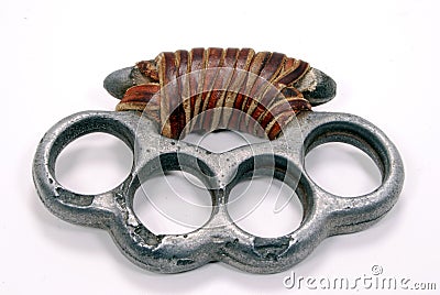 Brass Knuckles Stock Photo