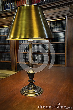 Brass Lamp Stock Photo