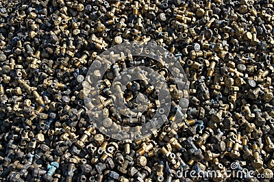 Brass recycling Editorial Stock Photo