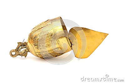 Brass Wind Bell Stock Photo