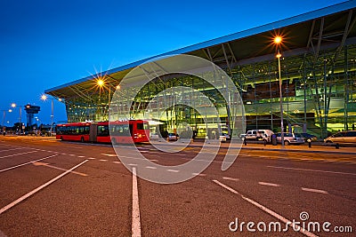 Bratislava airport. Editorial Stock Photo