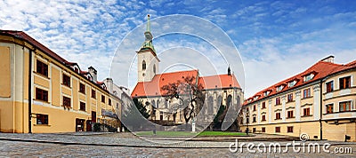 Bratislava - St. Martin cathedral, Slovakia Editorial Stock Photo