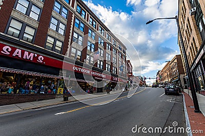 Brattleboro, Vermonts Small Cozy Downtown Area Editorial Stock Photo