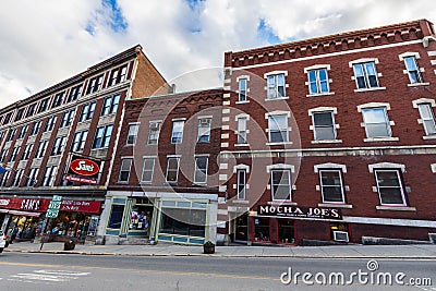 Brattleboro, Vermonts Small Cozy Downtown Area Editorial Stock Photo