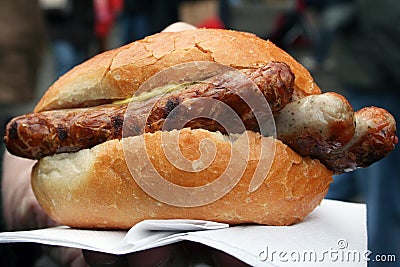 Bratwurst Stock Photo