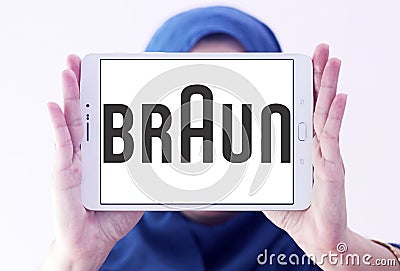 Braun logo Editorial Stock Photo