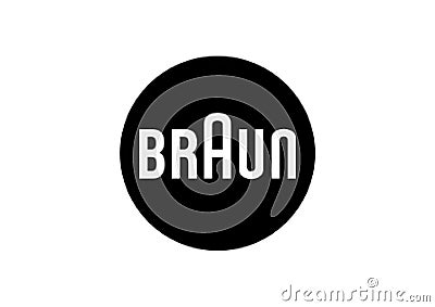 Braun Logo Editorial Stock Photo