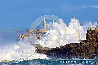 Brave Sea Waves Stock Photo