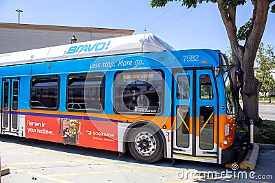 Bravo bus Editorial Stock Photo