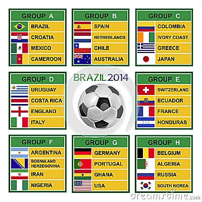 Brazil cup 2014, Soccer Tournament. Stock Photo