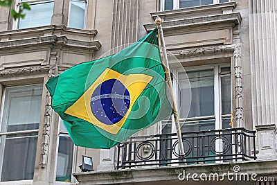 Brazil Flag Stock Photo