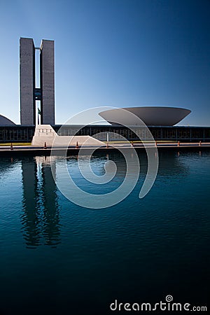 Brazil National Congress Editorial Stock Photo