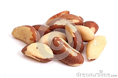 Brazil nuts Stock Photo